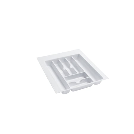 Rev-A-Shelf Drawer Insert, Polystyrene, White, 17.5 in W, 2.38 in H, 21.25 in D, 21.25 in L, White CT-3W-52